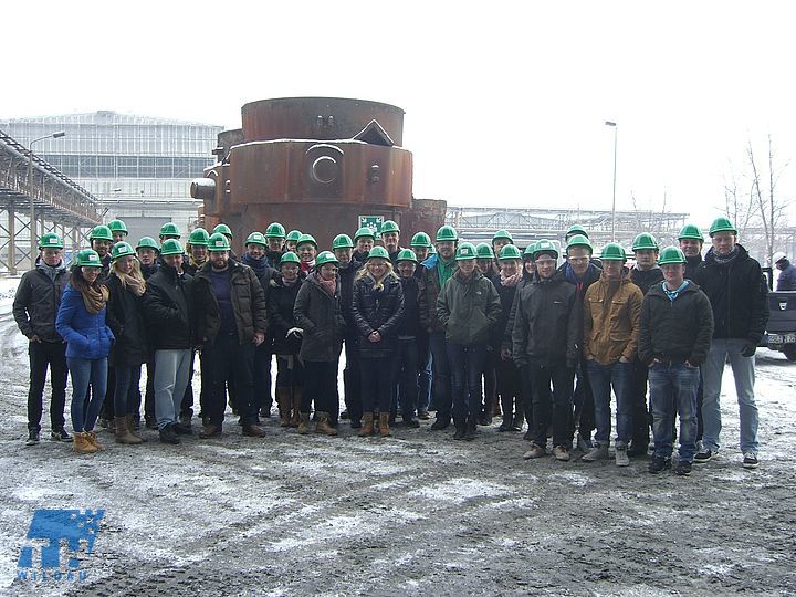 Exkursion zu ArcelorMittal in Eisenhüttenstadt 2012
