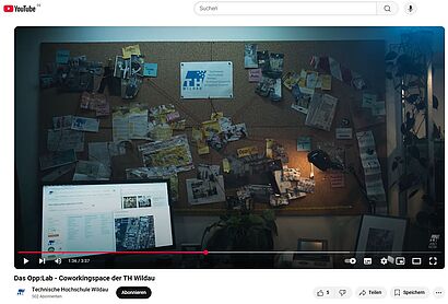 Das Opp:Lab Imagevideo auf Youtube