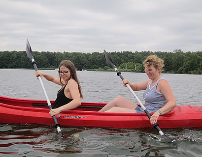 Frauen im Boot