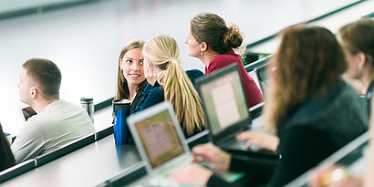 Studierende in Hörsaal