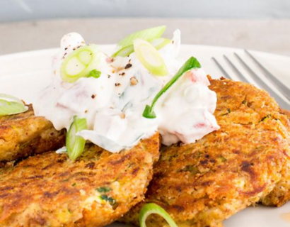 Zucchini mit Quark