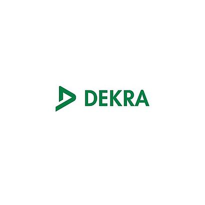Hier ist das Logo von DEKRA zu sehen.