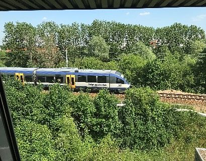 Stellwerk Biesdorfer Kreuz - Ausblick