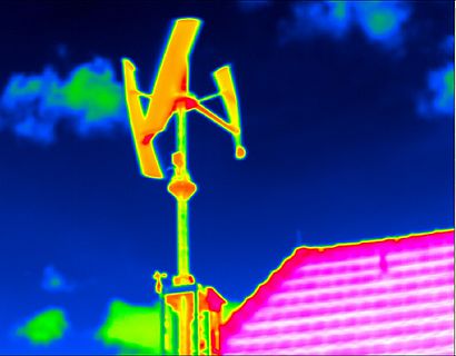 Kleinwindkraftanlage (Thermograpie)