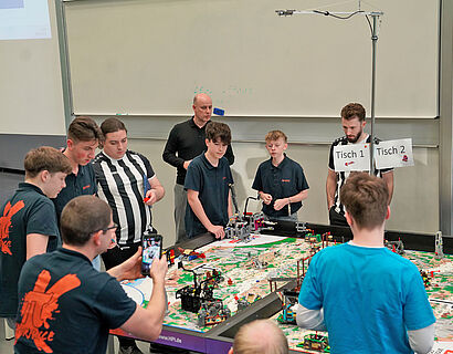 Robotgame bei der First Lego League