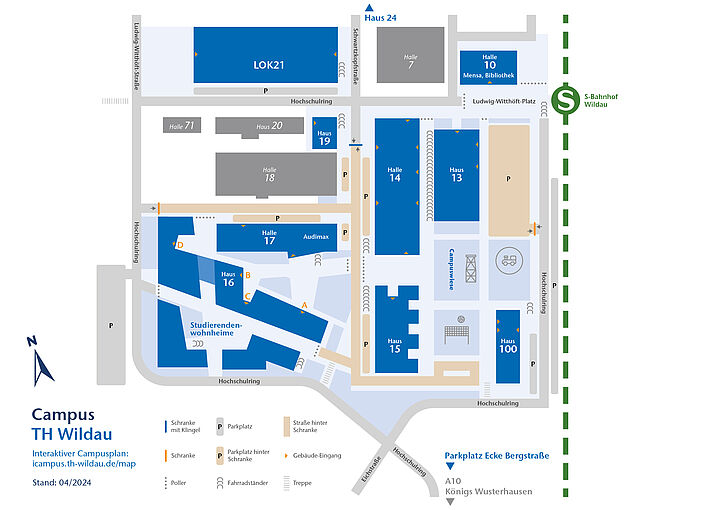 Campusplan TH Wildau