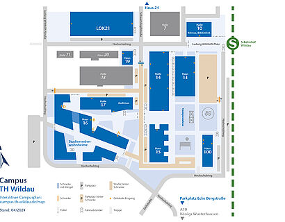 Campusplan TH Wildau