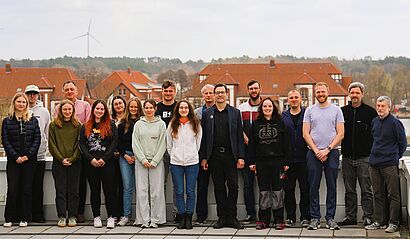 Team der Forschungsgruppe Faserverbund-Materialtechnologien