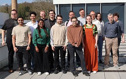 Team der Forschungsgruppe Faserverbund-Materialtechnologien