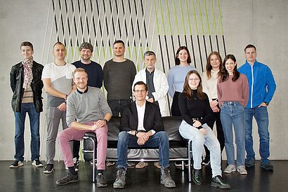 Team der Forschungsgruppe Faserverbund-Materialtechnologien