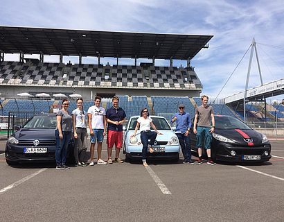 Gruppenbild VS15 bei der DEKRA am Lausitzring