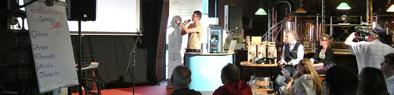 Bild vom 1. Brandenburger Science Slam