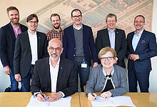 Vertragsunterzeichnung DESY Kooperation Vertragsunterzeichnung DESY Kooperation