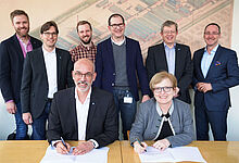 Vertragsunterzeichnung DESY Kooperation Vertragsunterzeichnung DESY Kooperation