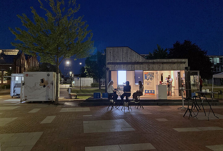 Science Box by Night