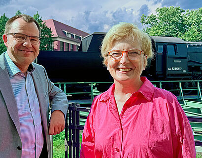 "Limo an der Lok"