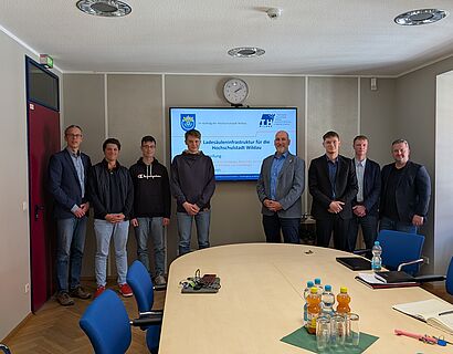 Studierendenkonzept zur E-Ladeinfrastruktur für die Hochschulstadt Wildau beim Bürgermeister vorgestellt