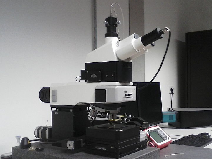 Raman-Mikroskop für die ortsaufgelöste Ramanspektroskopie