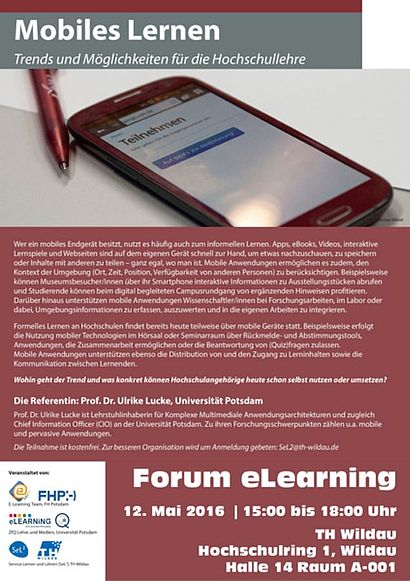Mobiles Lernen @ Forum E-Learning