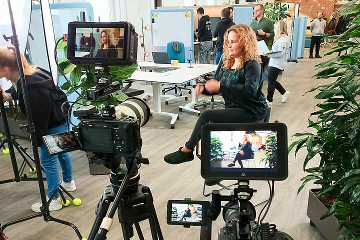Imagefilmdreh im Opp:Lab
