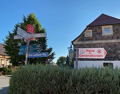 Bick auf das Haus der Generationen
