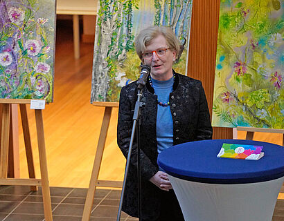Eröffnung der Ausstellung Frühlingserwachen des Kunstfoyers Wildau