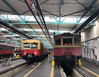 SBahnwerk Erkner, Hallenansicht