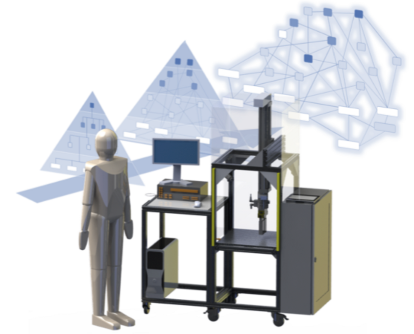 I Sens P K Teststand zur cyberphysischen Greifkraftmessung