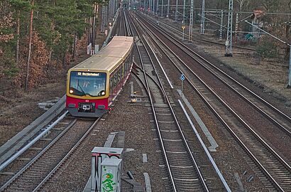 Berliner S-Bahn unterwegs