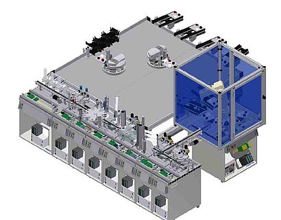 CAD Modell der Lern und Testumgebung