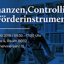 Finanzen, Controlling & Förderinstrumente - Workshop des Gründungsservice
