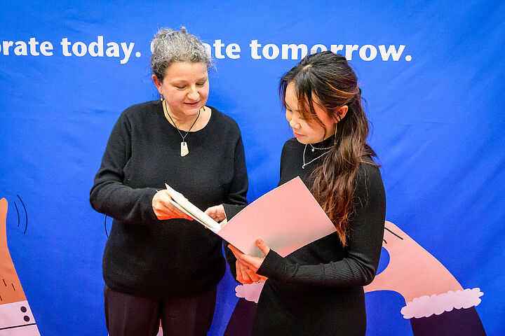 Blick in die Urkunde