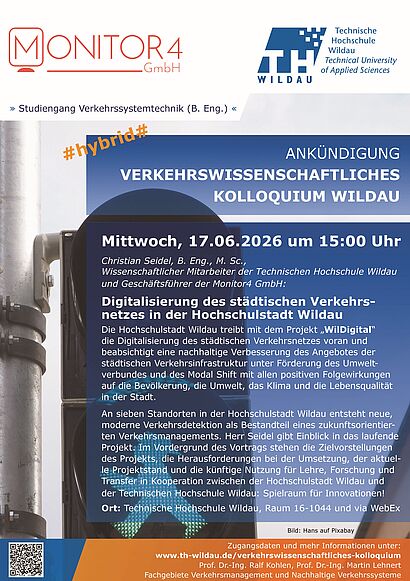 Einladung 42. Verkehrswissenschaftliches Kolloquium