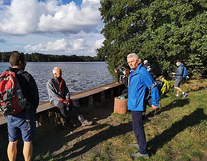 Wanderpause am See