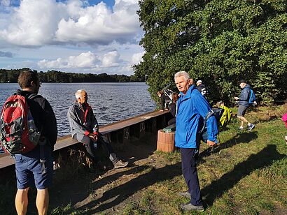 Wanderpause am See