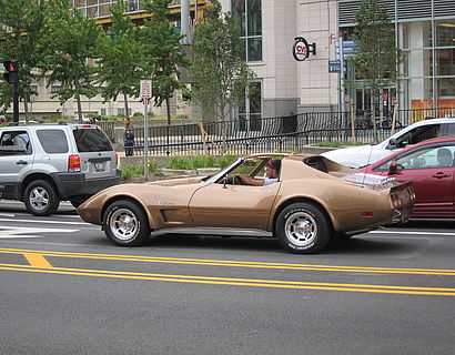 Corvette auf den Strassen von Providence