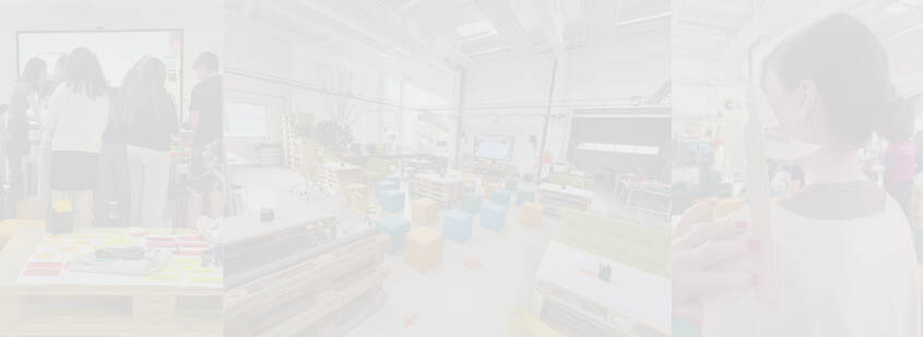 Children in a makerspace during a workshop