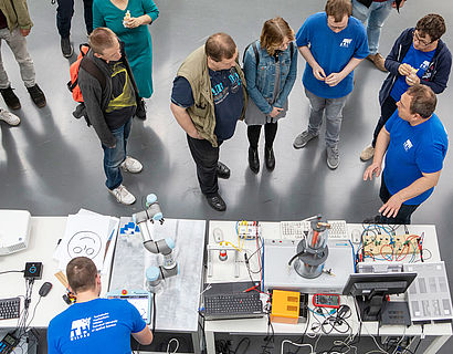 Hochschulinformationstag 2019 der TH Wildau Elektrotechnik Stand