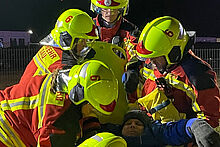 Feuerwehrleute im Einsatz