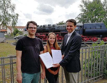 Übergabe Bachelorurkunden an die ersten Absolventen des Studienganges Verkehrssystemtechnik