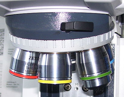 Objektivrevolver eines Mikroskops