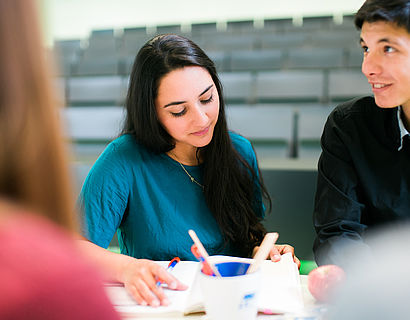 Studenten im Audimax