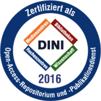 DINI-Zertifikat 2016 Logo des DINI-Zertifikats 2016