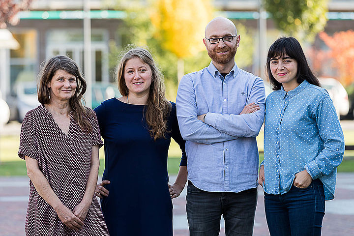 Team HAYDİ: Silke Heinrich, Iuliia Grynova, Newroz Yildiz, Sare Özer