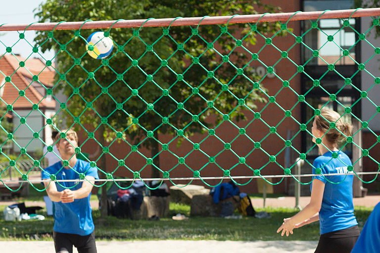 Volleyballspiel auf dem Campus TH Wildau