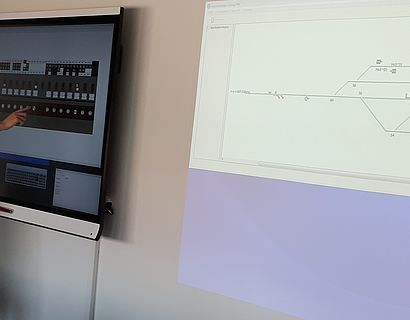 Labor mit StellSi-Software und interaktiver Eingabe