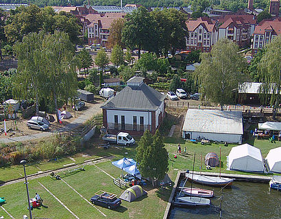 Blick auf das Bootcamp