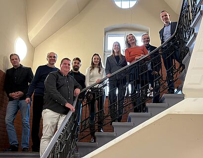 Projektgruppe für das Projekt DWBNDS mit Mitgliedern der Projektpartner von Quintra, der TH Wildau, dem MVZ die Internistinnen und dem Weiterbildungsnetzwerk LDS