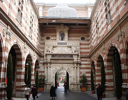 Innenhof in Toulouse