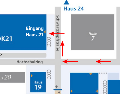 Raumbeschreibung zum Kursraum